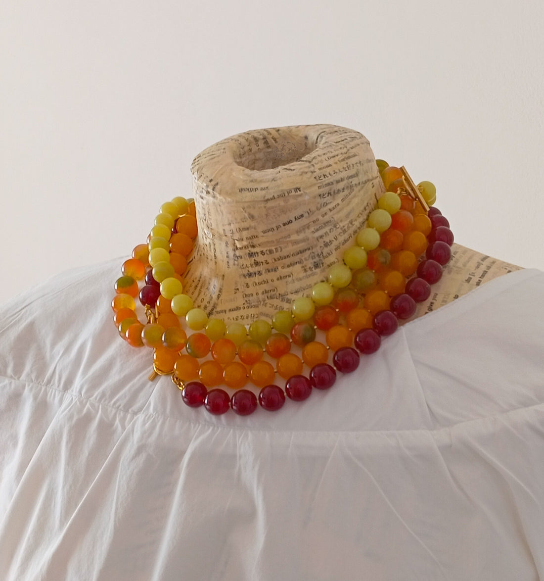 Natural gemstone beaded necklaces
