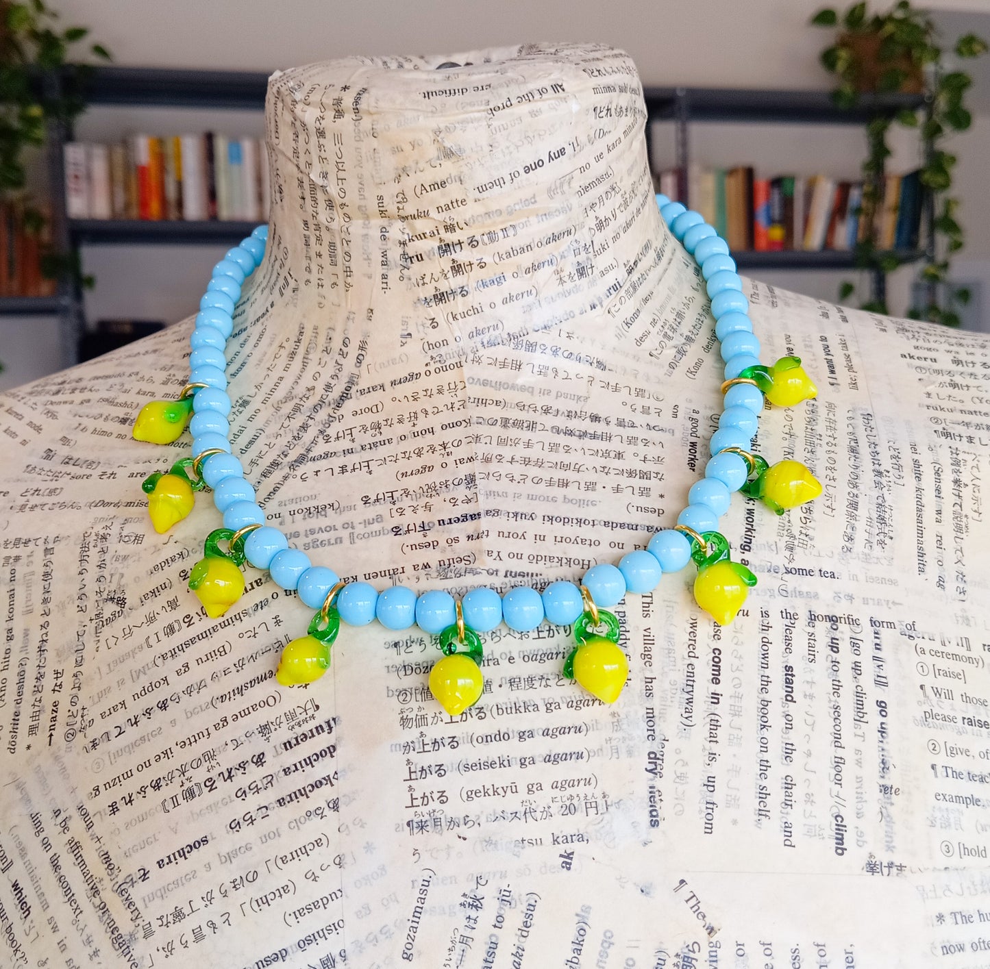 שרשרת טורקיז לימונים