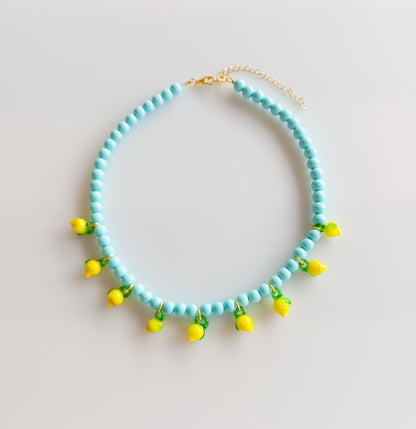 שרשרת טורקיז לימונים