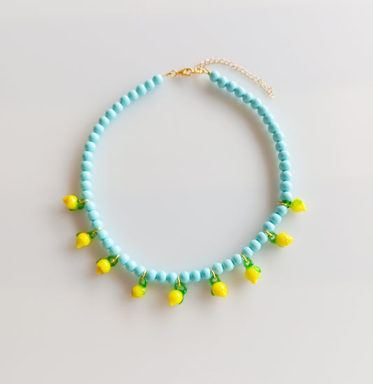 שרשרת טורקיז לימונים