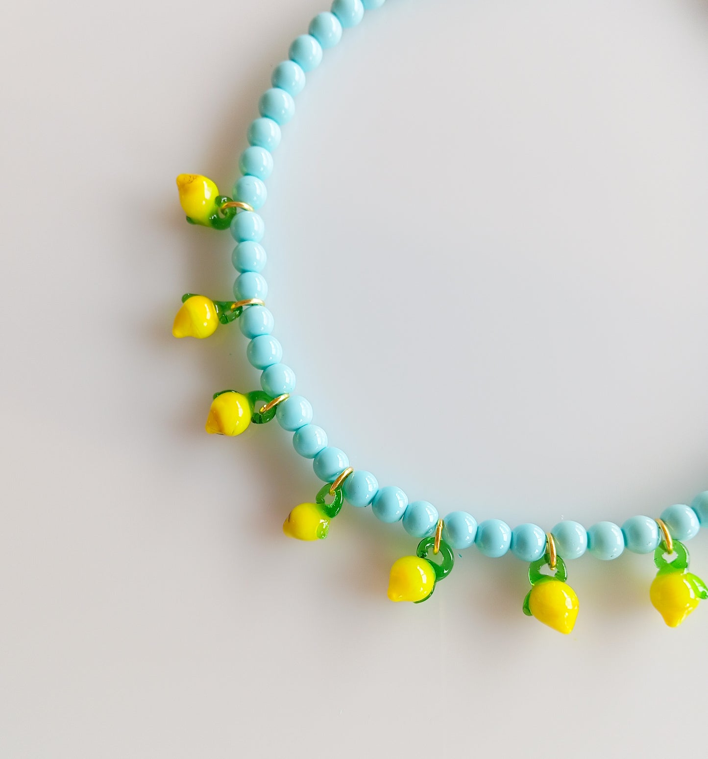 שרשרת טורקיז לימונים