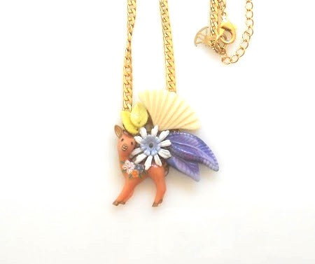 שרשרת במבי בצבעי פסטל