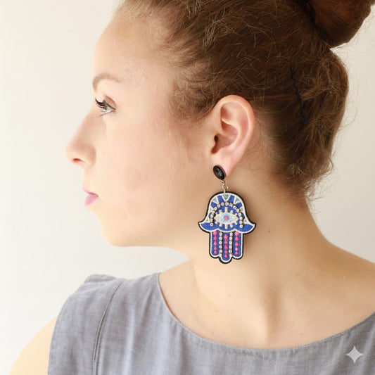 עגילי יד חמסה